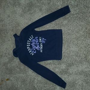 Aeropostale  navy blue size medium hooded sweatshirt